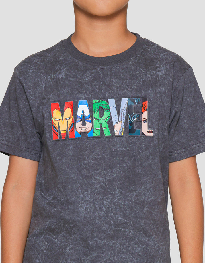 Marvel Emboss Char AVG Kaos Anak Laki-laki