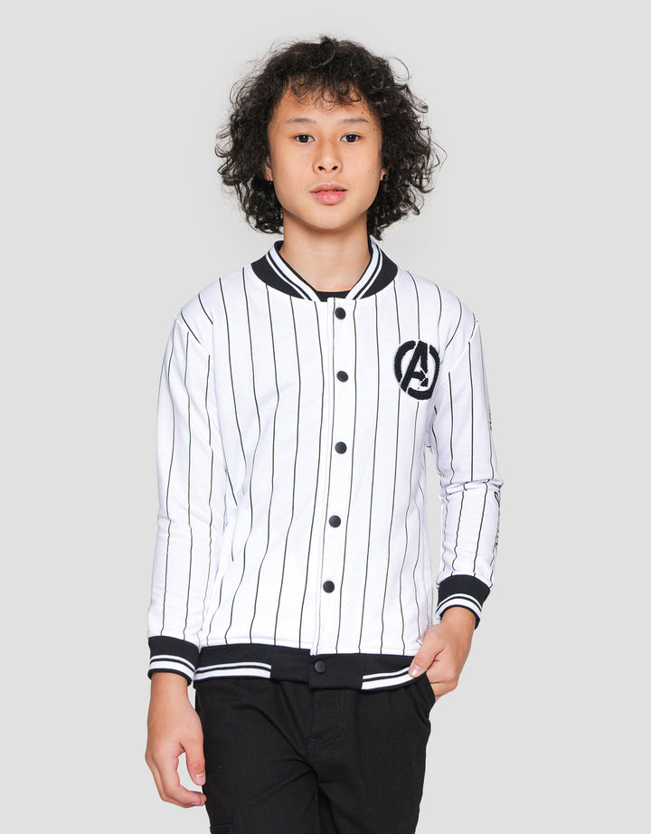 Marvel AVG Stripe Logo Jaket Anak Laki-laki