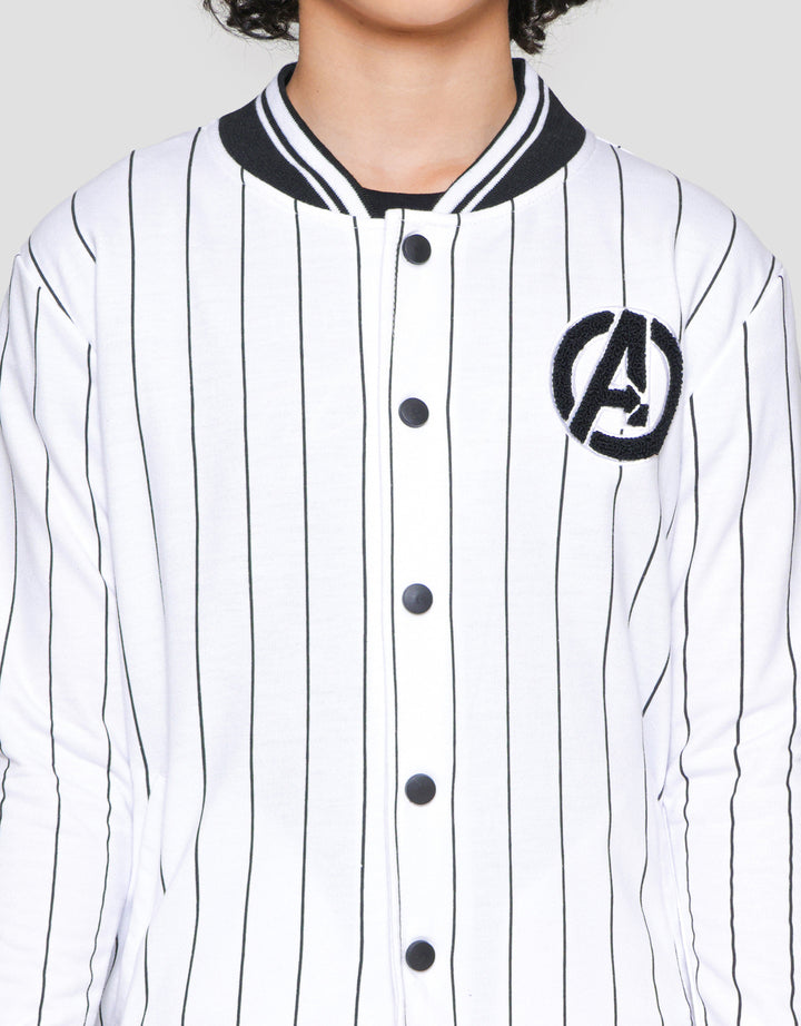 Marvel AVG Stripe Logo Jaket Anak Laki-laki