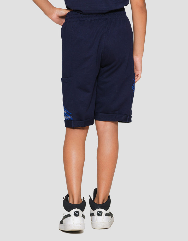 Marvel Knit Spiderman Face Celana Pendek Anak Laki-Laki