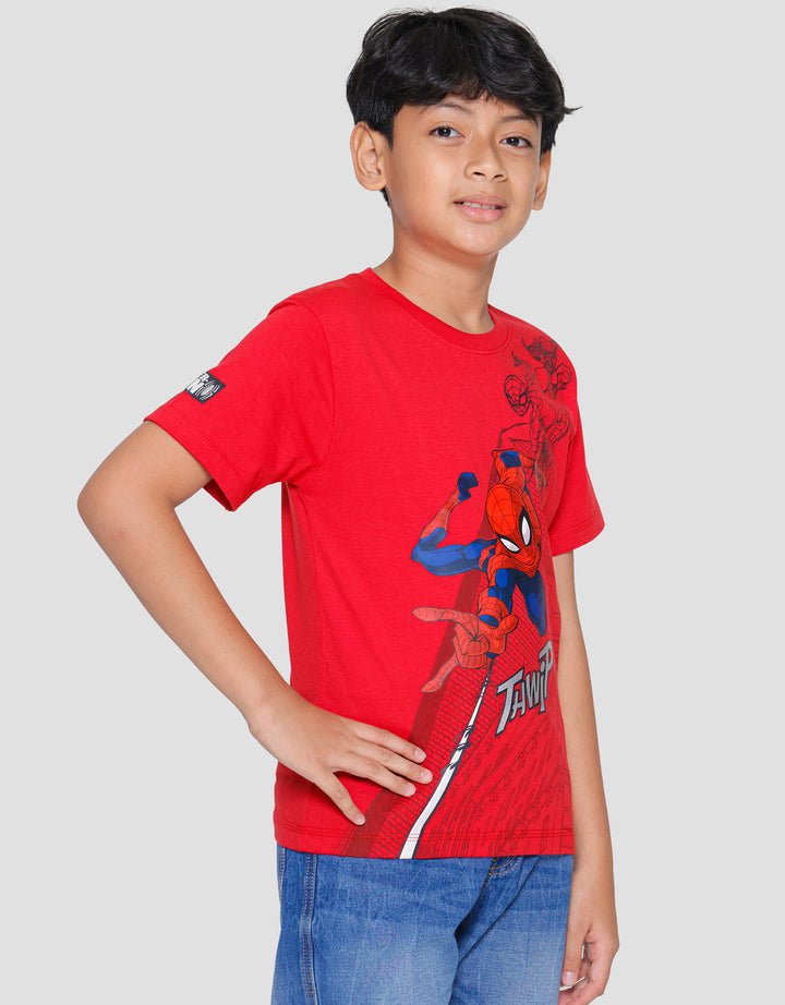 Marvel Spiderman Hanging Boys T-shirt