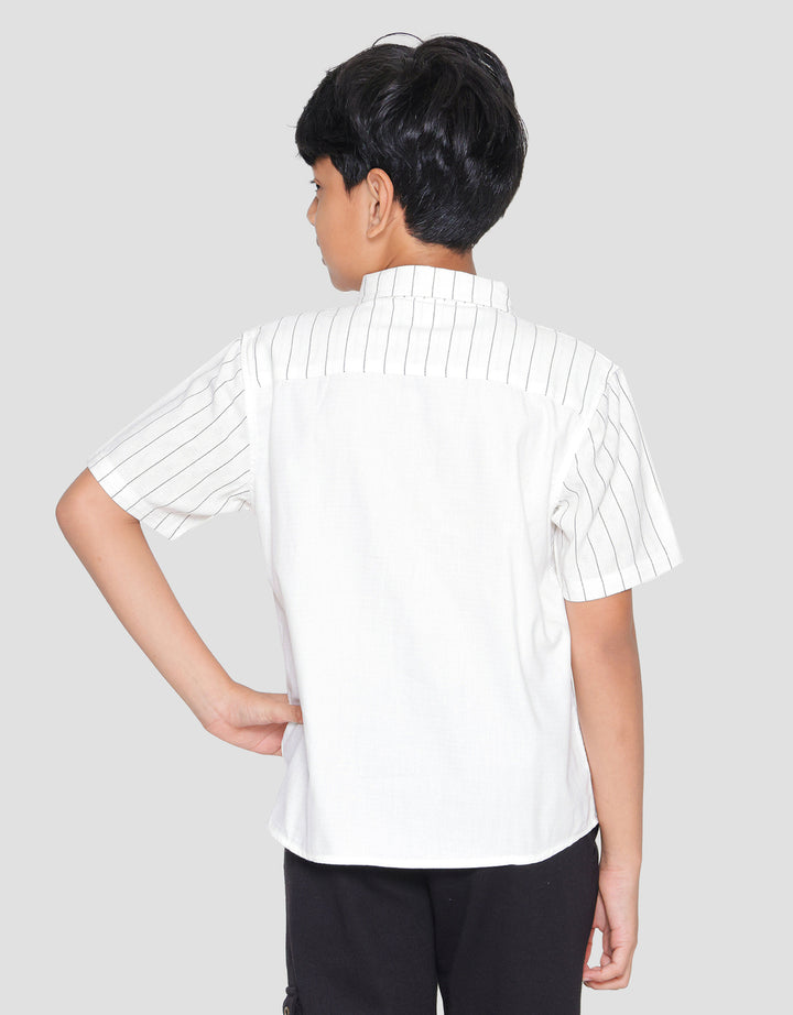 Marvel Spiderman Stripe Kemeja Anak Laki-laki