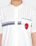 Marvel Spiderman Stripe Kemeja Anak Laki-laki