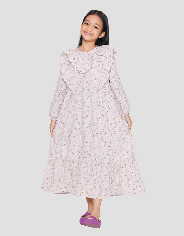 Sweet Miss Layer Flower Dress for Girls