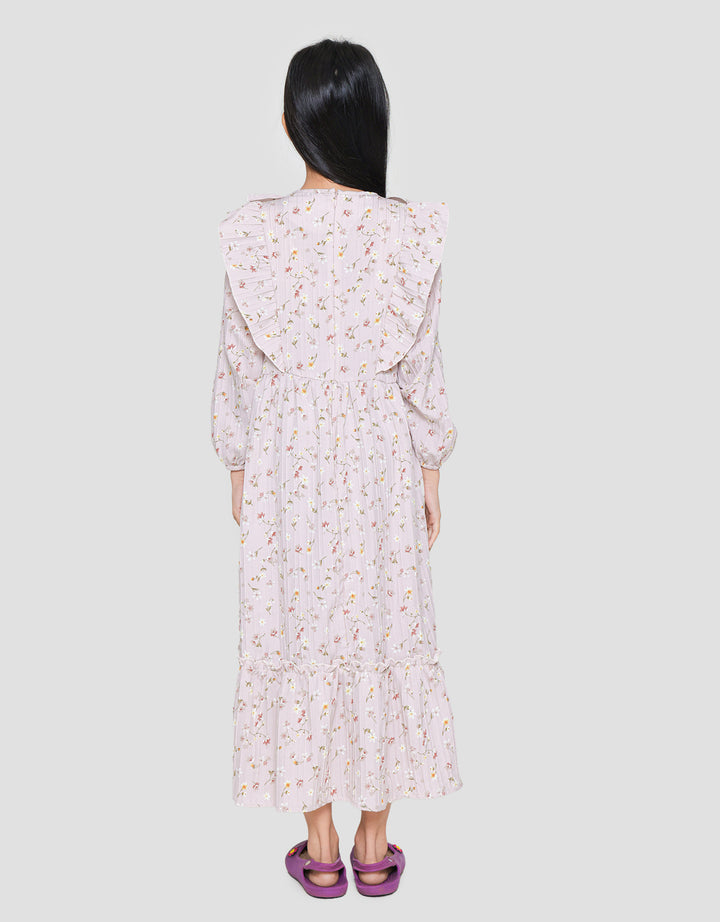 Sweet Miss Layer Flower Dress for Girls