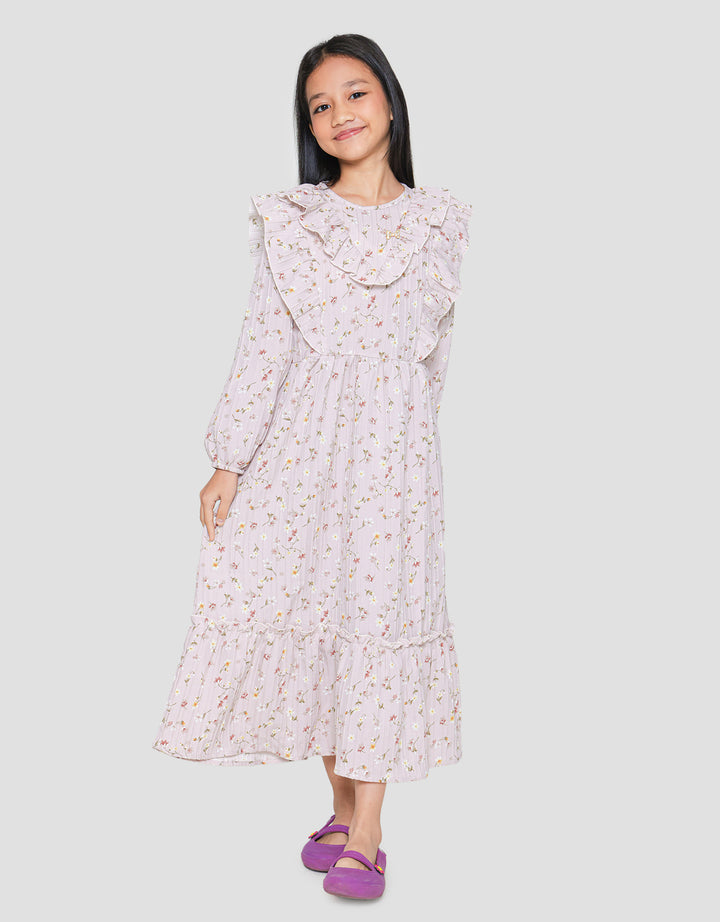 Sweet Miss Layer Flower Dress for Girls
