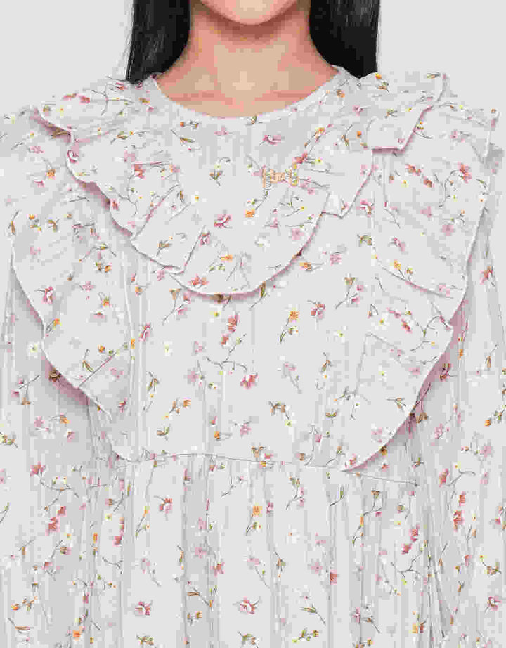 Sweet Miss Layer Flower Dress Anak Perempuan