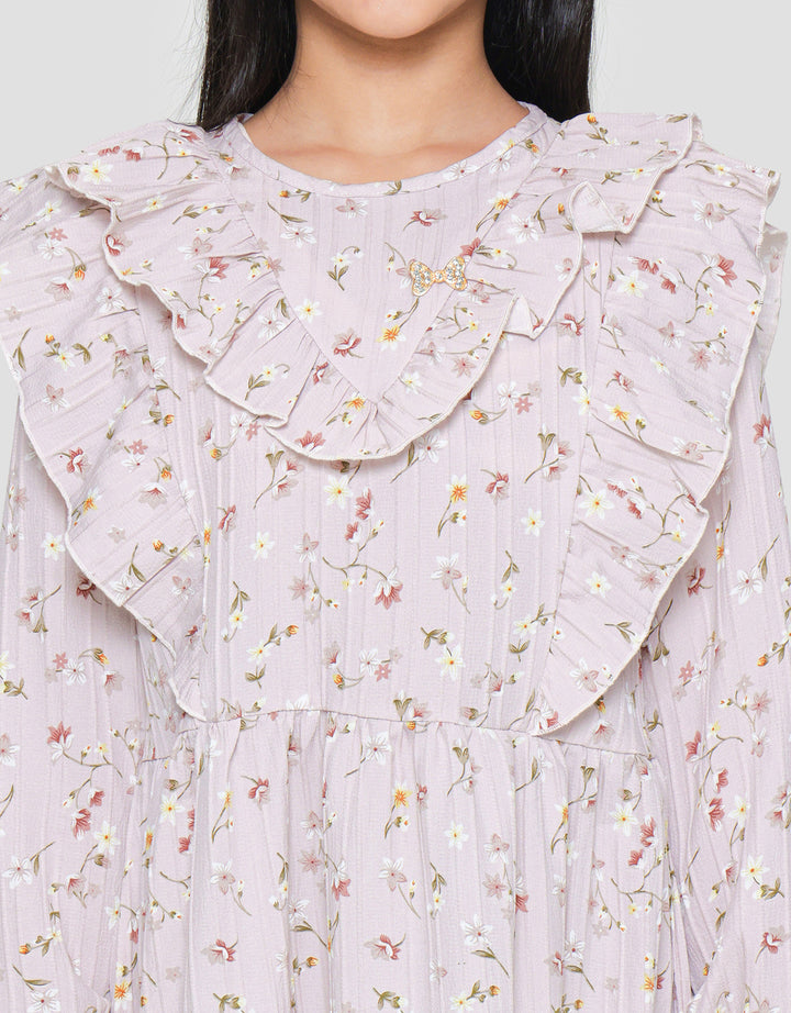Sweet Miss Layer Flower Dress for Girls
