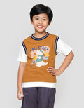 Little M Vest Dino All Star Kaos Anak Laki-laki