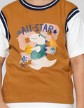 Little M Vest Dino All Star Kaos Anak Laki-laki