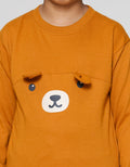 Little M Oversized Aplikasi Kuping Bear Sweater Anak Laki-laki