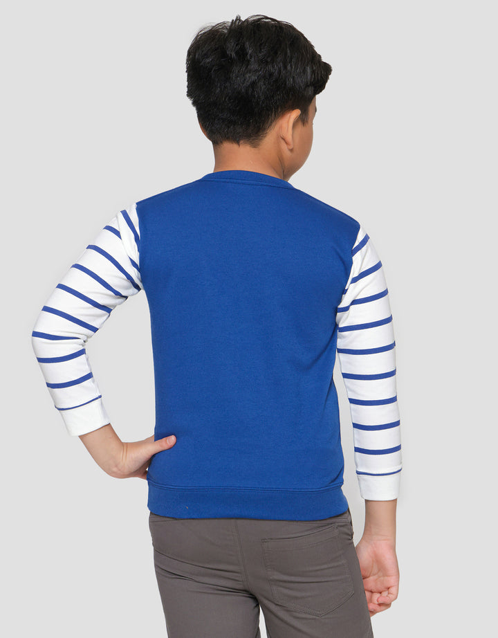 Little M Blocking Stripe Sweater Anak Laki-laki