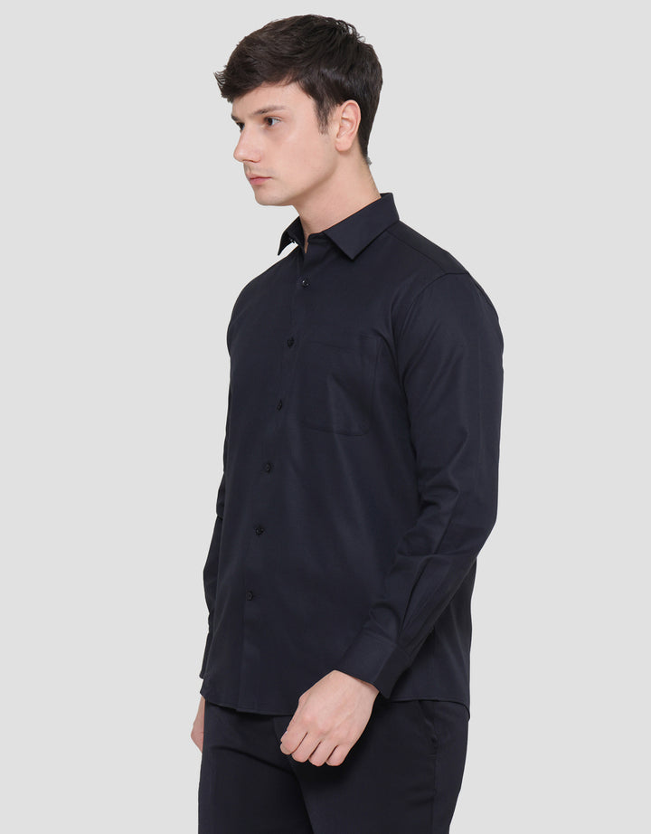 Cole Plain Classic Oxford Kemeja Lengan Panjang Pria