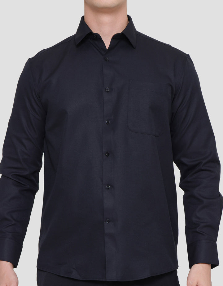 Cole Plain Classic Oxford Kemeja Lengan Panjang Pria