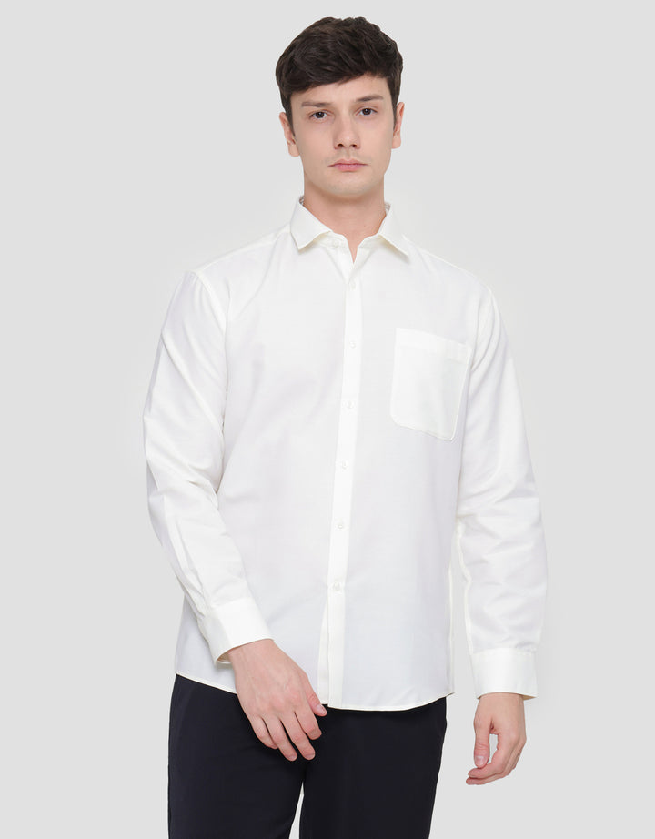 Cole Plain Classic Oxford Kemeja Lengan Panjang Pria