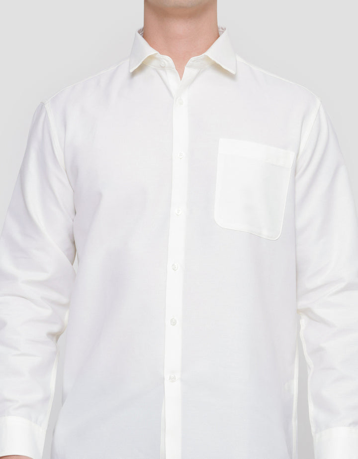 Cole Plain Classic Oxford Kemeja Lengan Panjang Pria