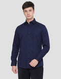 Cole Double Stripe Cotton Men's Long Sleeve Shirt