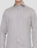 Cole Double Stripe Cotton Men's Long Sleeve Shirt
