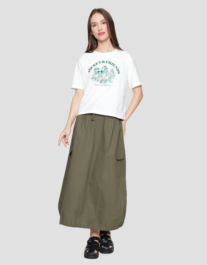 Disney Mickey N Friends Kaos Boxy Wanita