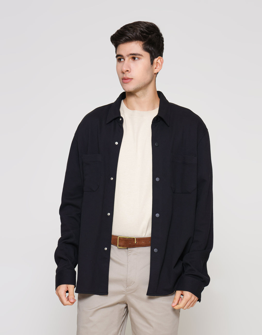 ZES Hoodie Basic Drake Fit Sweater Pria OUTA101