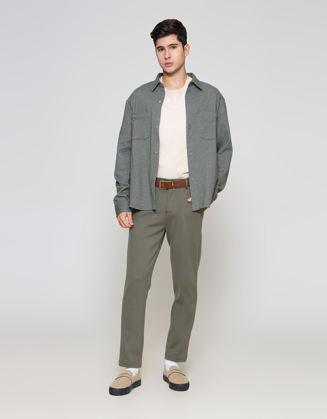 ZES Hoodie Basic Drake Fit Sweater Pria OUTA101