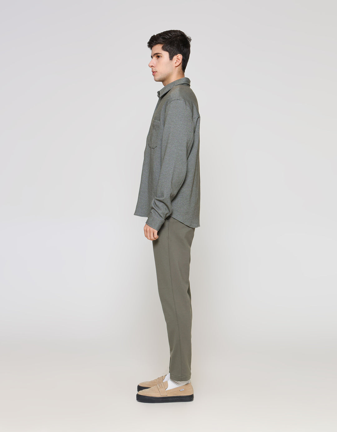 ZES Hoodie Basic Drake Fit Sweater Pria OUTA101