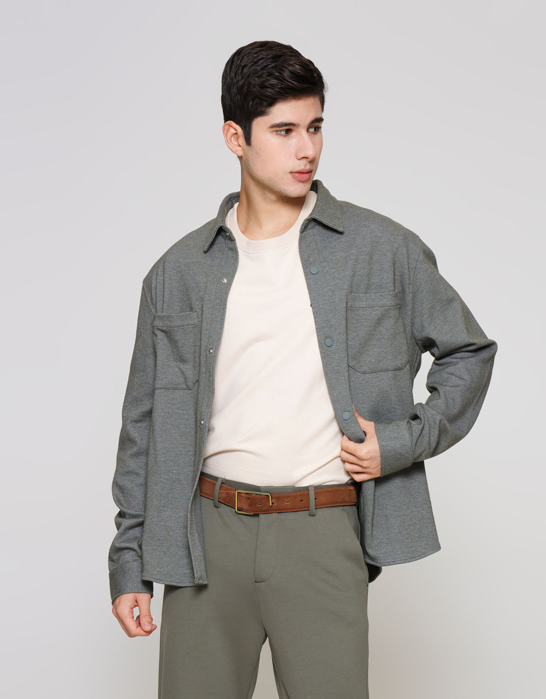 ZES Hoodie Basic Drake Fit Sweater Pria OUTA101