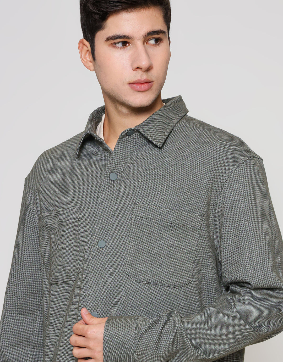 ZES Hoodie Basic Drake Fit Sweater Pria OUTA101