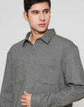 ZES Hoodie Basic Drake Fit Sweater Pria OUTA101
