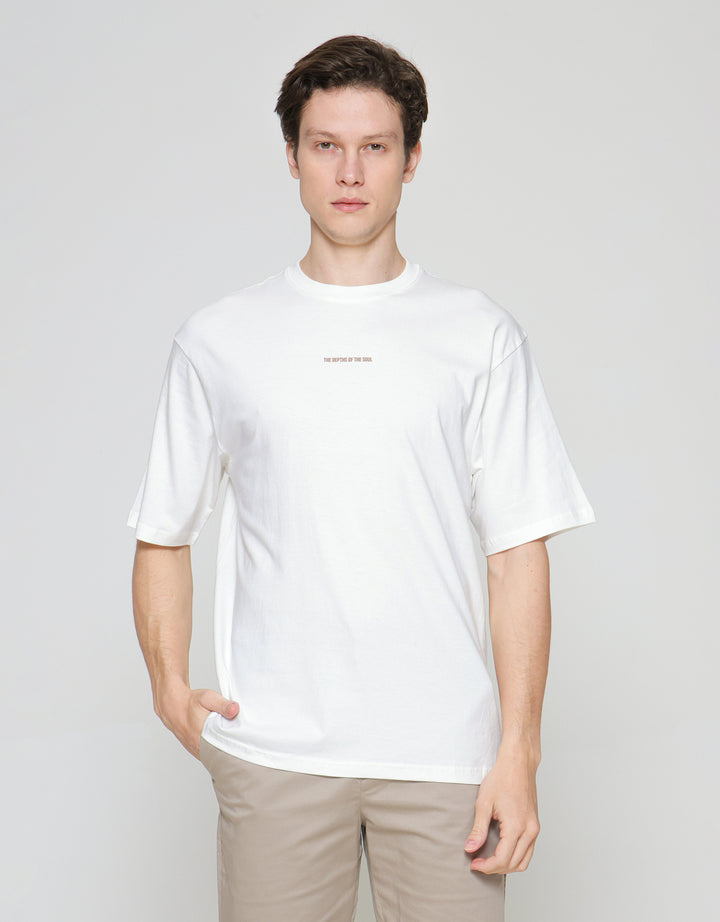 ZES Photoprint Backprint Dennis Fit Kaos Lengan Pendek Pria TSF102