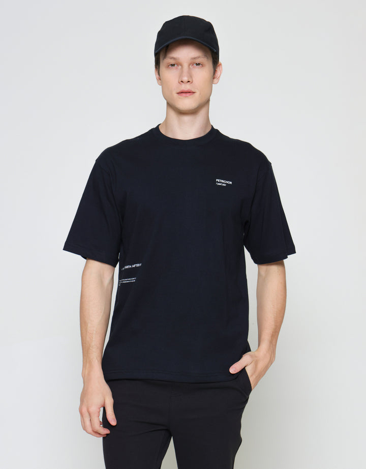 ZES Wording Dennis Fit Kaos Lengan Pendek Pria TSF106