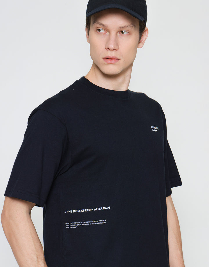 ZES Wording Dennis Fit Kaos Lengan Pendek Pria TSF106