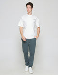 ZES Wording Dennis Fit Kaos Lengan Pendek Pria TSF106