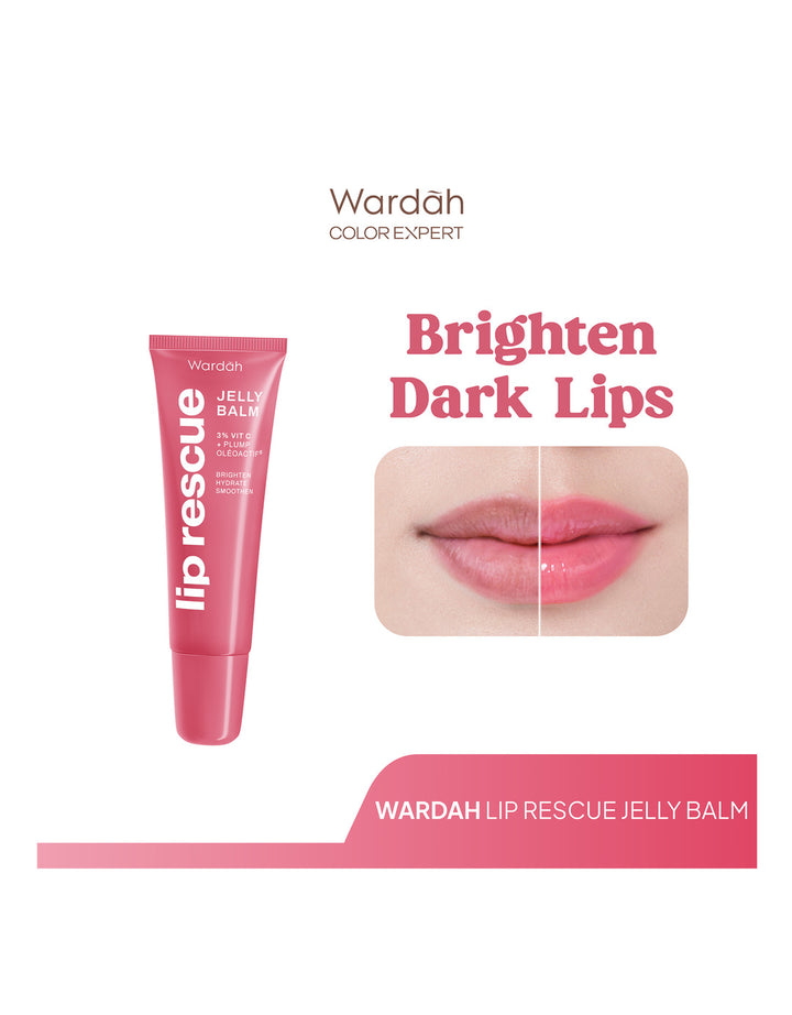 Wardah Lip Rescue Jelly Balm Dusty Rose 7G