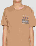 Nevada California Surf Summer Kaos Lengan Pendek Anak Laki-Laki