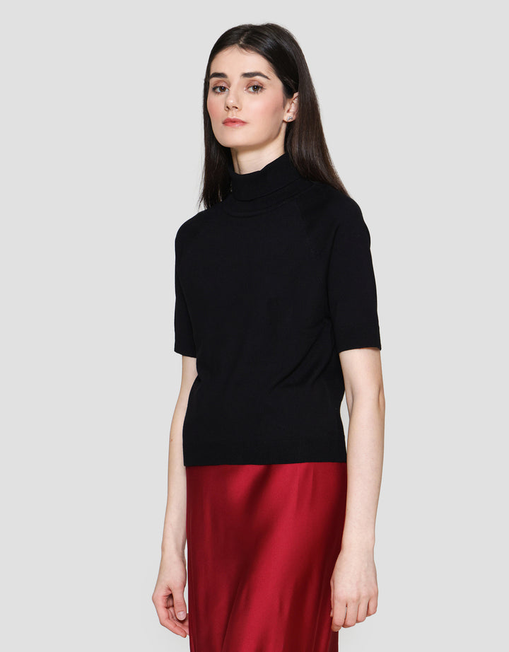 Connexion Turtle Neck Women's Short Sleeve T-Shirt