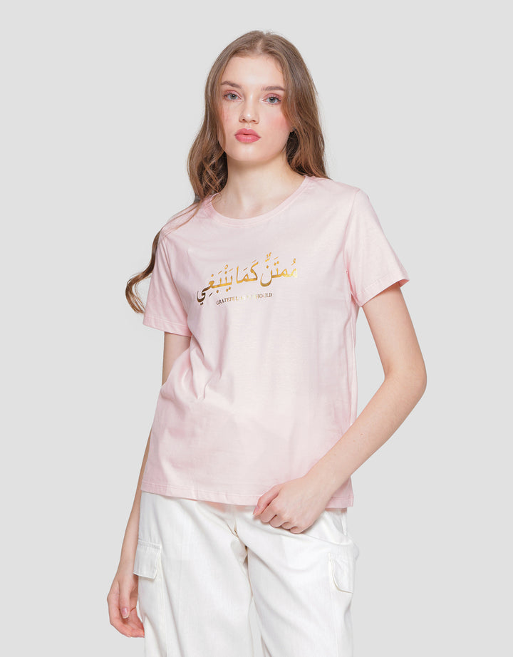 Connexion Arabian Font Kaos Lengan Pendek Wanita