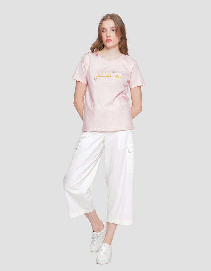 Connexion Arabian Font Kaos Lengan Pendek Wanita