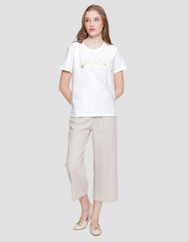 Connexion Arabian Font Kaos Lengan Pendek Wanita