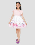 Disney Print Princess Midi Dress Anak Perempuan