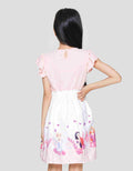 Disney Print Princess Midi Dress Anak Perempuan