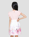 Disney Print Princess Midi Dress Anak Perempuan