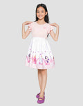 Disney Print Princess Midi Dress Anak Perempuan