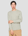 Suko Round Neck Soft Touch Round Collar Men's Long Sleeve T-Shirt