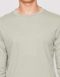 Suko Round Neck Soft Touch Round Collar Men's Long Sleeve T-Shirt