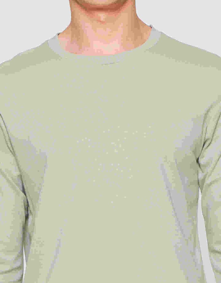 Suko Round Neck Soft Touch Kerah Bulat Kaos Lengan Panjang Pria