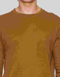 Suko Round Neck Soft Touch Round Collar Men's Long Sleeve T-Shirt