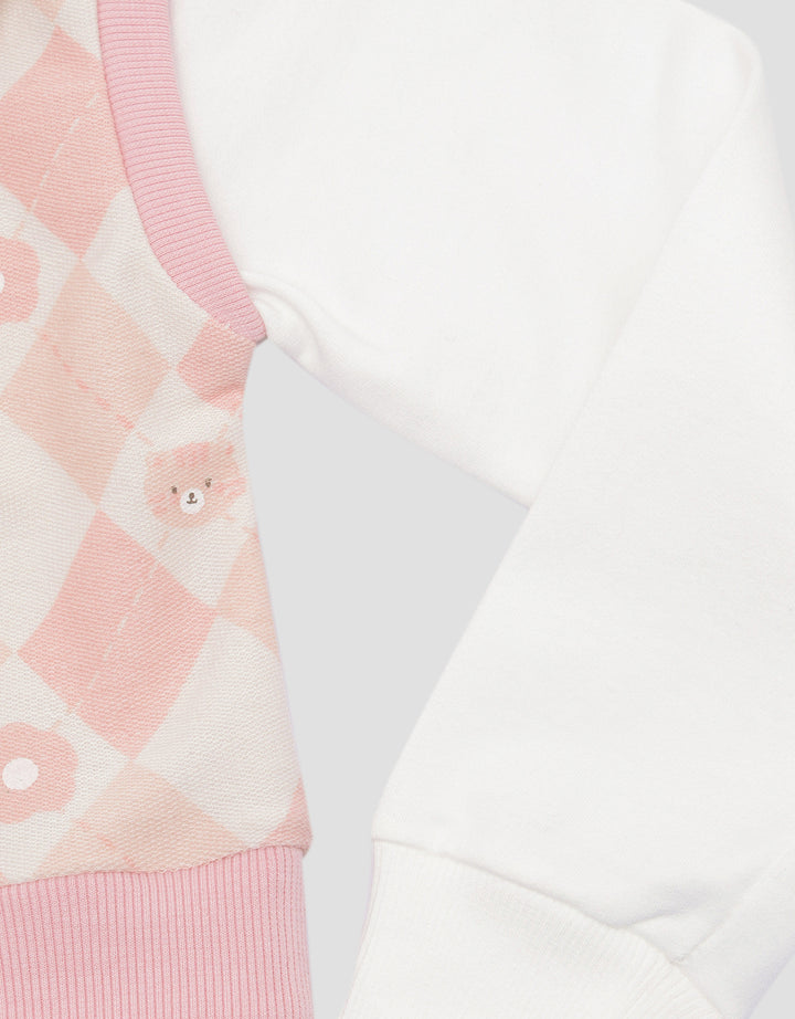 Little M Safari Look Print Sweater Anak Perempuan