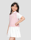 Little M 2In1 Look Embroidery Midi Dress Anak Perempuan