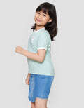 Little M Ringer Unicorn Head Kaos Anak Perempuan